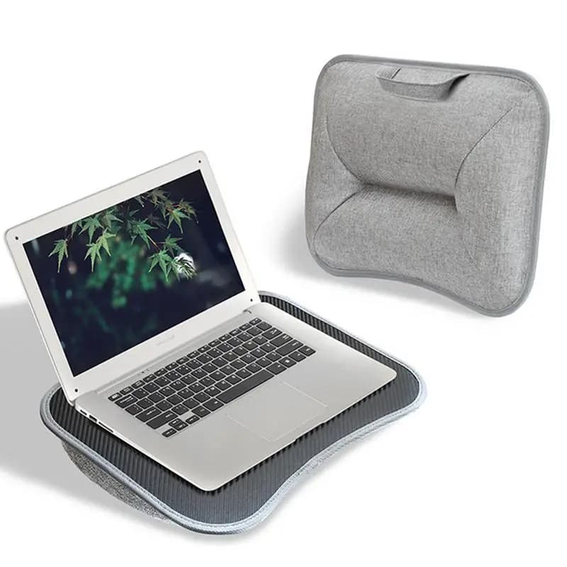 Laptop Lap Desk Lap Desk With Pillow Cushion Writing Padded Tray With Handle For Work And Game On Couch