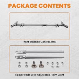 Front Competition Traction Control Tie Bar Kit For Honda Civic CRX 1988-1991