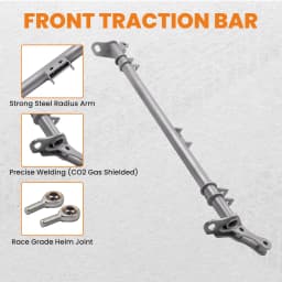 Front Competition Traction Control Tie Bar Kit For Honda Civic CRX 1988-1991
