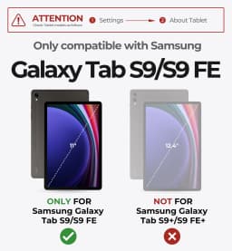 DEXNOR Magnetic Keyboard For Samsung Galaxy Tab S9 11/ Tab S9 FE 10.9 Floating Cantilever Stand Multi-Touch Trackpad Pen Holder