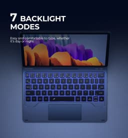 DEXNOR Magnetic Keyboard For Samsung Galaxy Tab S9 11/ Tab S9 FE 10.9 Floating Cantilever Stand Multi-Touch Trackpad Pen Holder