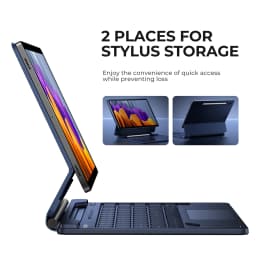 DEXNOR Magnetic Keyboard For Samsung Galaxy Tab S9 11/ Tab S9 FE 10.9 Floating Cantilever Stand Multi-Touch Trackpad Pen Holder