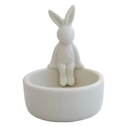 Rabbit Candlestick Holder Cute Candle Holder Ceramic Candle Holder Decor High Temp Resistant Scented Candles Holder For Home