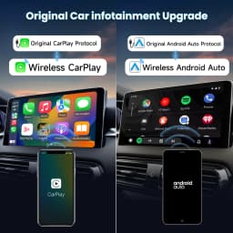 CarlinKit 5.0 CarPlay Android Auto Wireless Adapter Dongle for Maserati Ghibli Levante Quattroporte GT Convertible 2017-2023