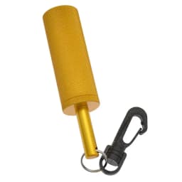 Scuba Rattle Underwater Shaker Aluminum Alloy diving rattle with Clip Noise Maker Signal Bell Diving Stick Communication Device
