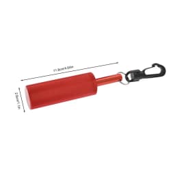 Scuba Rattle Underwater Shaker Aluminum Alloy diving rattle with Clip Noise Maker Signal Bell Diving Stick Communication Device