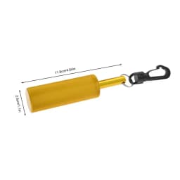 Scuba Rattle Underwater Shaker Aluminum Alloy diving rattle with Clip Noise Maker Signal Bell Diving Stick Communication Device