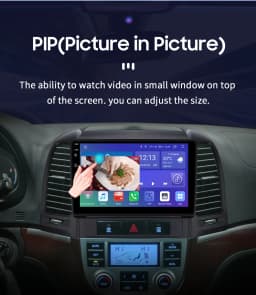 Hizpo Car Radio For Hyundai Santa Fe 2007 2006-2012 Multimedia Navigation 2 Din Android 2din Autoradio CarPlay Stereo Head Unit