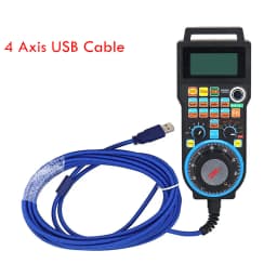 【 US/EU】XHC LHB04B/WHB04B CNC Mach3 Handwheel Wireless MPG Hanging Handwheel for Milling Machine 4/6 Axis Mach3 Controller