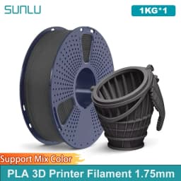 SUNLU 1KG PLA 3D Printer Filament 1.75mm Neatly Wound 3D Printing Filament Fit Most FDM 3D Printers, 1kg Spool (2.2lbs)