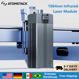 ATOMASTACK R30 V2 Laser Module 1064nm Red Light Laser Engraving Head for Laser Engraving Stainless Steel Brass Metal
