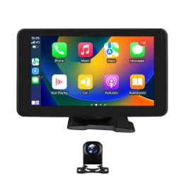 Hizpo Rotatable Adjustable Monitor Universal Car Radio Multimedia Video Player Wireless Carplay Wireless Android Auto FM BT AUX