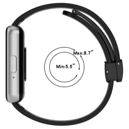 Magnetic Loop for Samsung Galaxy Fit 3 Strap Metal connector Smartwatch Silicone Bracelet Correa Galaxy Fit3 band Accessories
