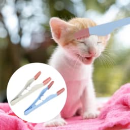 Dog Tear Stain Comb Multipurpose Dog Eye Cleaning Brush Pet Tear Marks Brush Ergonomic Cat Cleaning Brush Tear Stain Remover