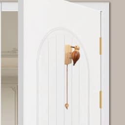 Handmade Woodpecker Door Knocker Beautifully Creative Door Knocker Retro Door Knockers Front Entry Pendant Doorbell