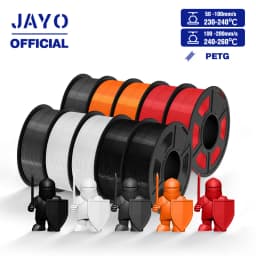 JAYO PETG Filament 1.75MM 10Rolls/set 3D Filament PETG For FDM 3D Printers Neatly Wound 3D Printer Materials