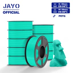 JAYO PETG Filament 1.75MM 10Rolls/set 3D Filament PETG For FDM 3D Printers Neatly Wound 3D Printer Materials