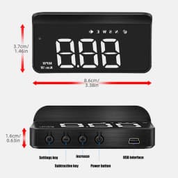 Holographic Speedometer Gps Speedometer For Car Digital Gauge With Fatigue Driving Reminder Clear Windshield Speed Projector
