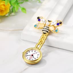 LANCARDO High Definition Easy-to-Read Digital Nurse Watch Honeybee Decorative Medical Auxiliary Watch Work for Men and Women