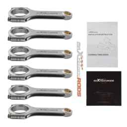 Steel Connecting Rods for BMW 1 3 5 7 X6 Z4 Series N54B30 3.0 ARP 2000 5.709"