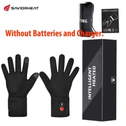 SAVIOR HEAT Rechargeable Heated Gloves Liner Electric Heated Glove Battery Men Women Bicycles Soccer Warmer Gloves SW04 Heated