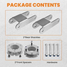 3" Front 2" Rear Leveling Lift Kit for Chevrolet Colorado GMC Canyon 2015-2022