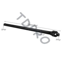 TDPRO 28.4" 6 Teeth Transmission Rear Drive shaft For DIY Go Kart Quad ATV UTV Buggy 4WD