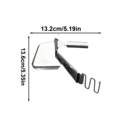 Sew Magnetic Seam Guide Seam Guide Rolled Hemmer Foot Multi-Purpose Sewing Accessory For Beginners Professionals Amateurs