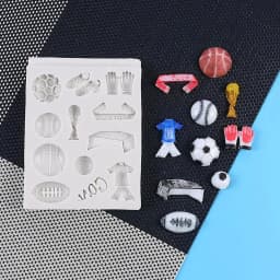 Soccer Ball Silicone Molds Football Birthday Party Silicone Molds for Baking Mold Easy to Demold Food-Grade High-Temperature