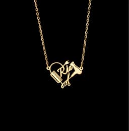 DOREMI Private Name Number Clavicle Chain Female Pendant Accessories Necklace Custom Stainless Steel Personalized Necklace