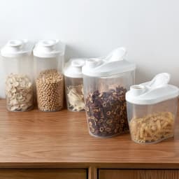 1500ml Food Storage Container Plastic Kitchen Refrigerator Noodle Box Multigrain Storage Tank Transparent Sealed Cans