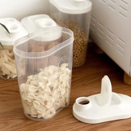 1500ml Food Storage Container Plastic Kitchen Refrigerator Noodle Box Multigrain Storage Tank Transparent Sealed Cans