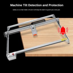 LASER TREE K1MAX Laser Engraver with 60W Laser Module and Air Pump Honeycomb Panel Engraving Cutting Machine Working Area 80x60