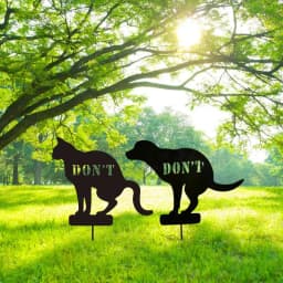 Without Pooping Dog Signs For Yard Without Poop Cat Yard Sign Creative Without Peeing Dog Sign Dog Without Pee Yard Signs For