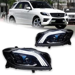 Car Headlights for Benz W164 ML LED Headlight 2012-2015 Headlights ML350 ML500 DRL Turn Signal High Beam All LED Projector Lens
