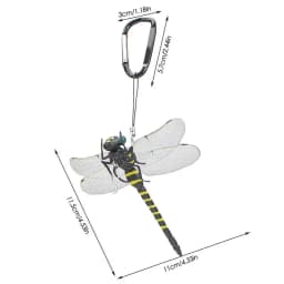 Clip On Dragonfly Fake Dragonflies Simulated Dragonfly Pin Artificial Large Dragonfly Clips Fly Repelling Supplies Attach To