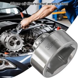 Car Oil Filter Remover Tool Professional Filter Socket Tool Socket Remover 36mm Filter Cover Wrench Oil Filter Tool Heavy Duty