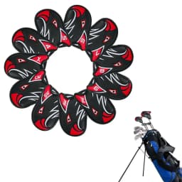 Iron Covers For Golf Clubs Golf Hybrid Headcover 11pcs Protective Club Covers Waterproof Golf Protective Head Cover With Number