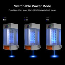LASER TREE 60W 40W 30W 20W Laser Module with Air Assist TTL Blue Light Module For CNC Laser Engraver Cutting Woodworking Tools