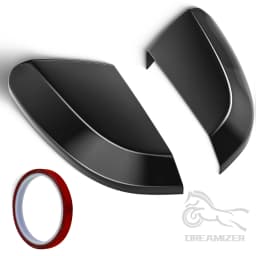 Fit For Honda Accord 10th 2016-2021 Black Side Wing Mirror Cover Rearview Mirror Cover Cap Trim Car Replacement External Parts