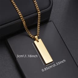 HAOHUPO Personalized Eyes Photo Fashionable Couple Necklace Customized Pendant Engravable Picture Stainless Steel Gifts for Boy