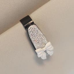 Sunglass Holder For Car Rhinestones Bowknot/Camellia Glasses Holders For Car Sun Visor Visor Sunglass Holder Sun Visor Organizer
