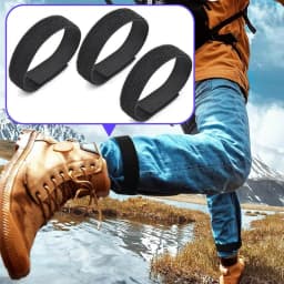 Trousers Blouses Straps 6X Elastic Boot Bands Straps With Hook And Loop Polyester Nylon Adjustable Cowboy Boot Straps