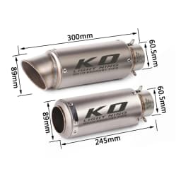 For Yamaha YZFR6 2006-2023 Motorcycle Exhaust Muffler Mid Pipe Link Tube Stainless Steel With Removable DB Killer Slip On