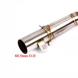For Yamaha YZFR6 2006-2023 Motorcycle Exhaust Muffler Mid Pipe Link Tube Stainless Steel With Removable DB Killer Slip On