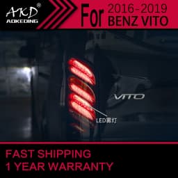 Car Lights for Benz VITO V250 V260 LED Tail Light 2016-2021 W447 Rear Stop Lamp Brake Signal DRL Reverse Automotive Accessories