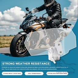 Motorcycle Windshield Airflow Adjustable Windscreen Extension Wind Deflector Universal For BMW Honda Yamaha Suzuki Ducati