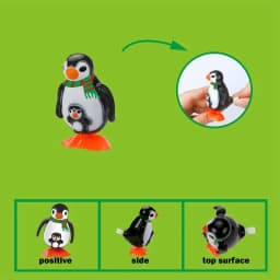 Wind Up Toys 8X Wind Up Christmas Jumping Toy Christmas Small Toys Party Favors Assorted Hand Clockwork Toy For Classes Kids