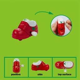 Wind Up Toys 8X Wind Up Christmas Jumping Toy Christmas Small Toys Party Favors Assorted Hand Clockwork Toy For Classes Kids