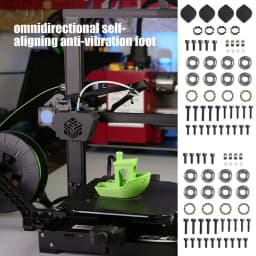 3D Printer Feet 3D Printer Parts 3D Printer Tool Kit Shock-Absorbing 3D Printer Accessories Tool Kit 3D Printer Accessories Kit